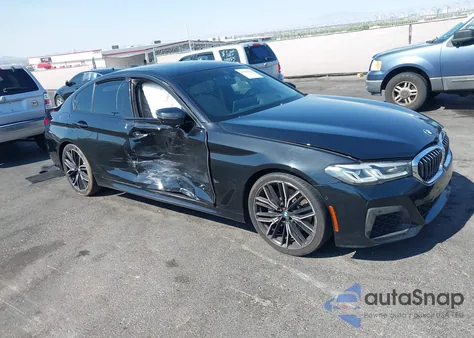 2021 BMW 530 из США, поврежденный, VIN WBA53BH06MCF79240